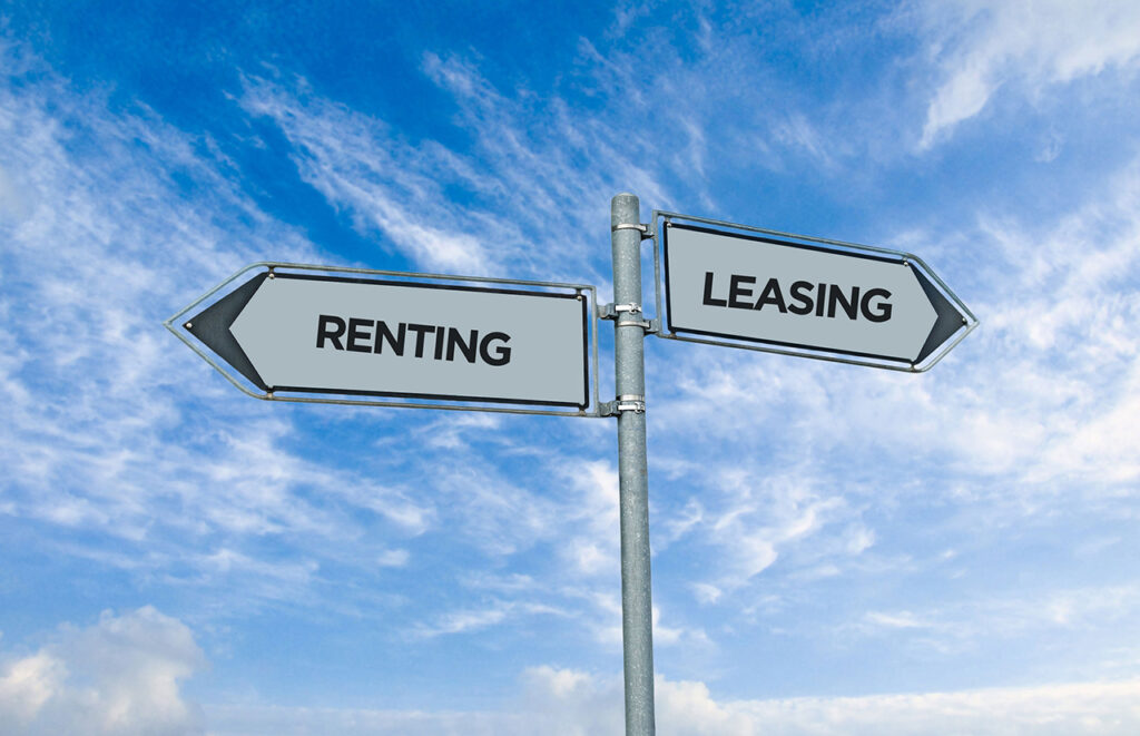 renting vs leasing
